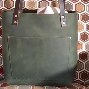Portland leather goods Med Tote